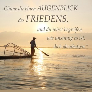 herz-Bild: Fischer finds peace in paddling paradise