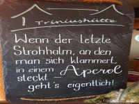 Der Strohhalm des Lebens