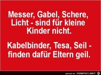 Messer Gabel Schere