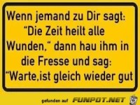 zeit heilt alle wunden