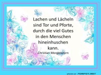 Lachen und Laecheln