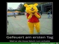 gefeuert am ersten Tag