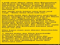 l�uft eine Maus �ber den Bauernhof......