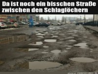 Ziemlich viele Schlaglöcher
