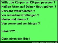Nimm den Bus