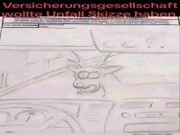 Lustige Unfallskizze