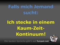 Verloren im Kaum-Zeit-Kontinuum