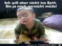 Ich will aber nicht ins Bett