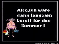bereit fuer den Sommer