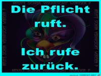 Die Pflicht ruft
