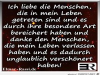 Ich liebe die Menschen