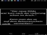 Kommt bisschen komisch