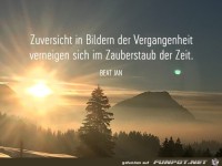 Zuversicht in Bildern der Vergangenheit