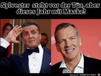 Silvester steht vor der T�re