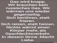 Gas wird knapp
