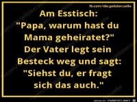 Am Esstisch