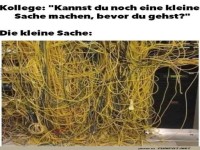 Kabelsalat: Der tägliche Bürospaß