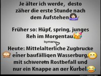 je �lter ich werde