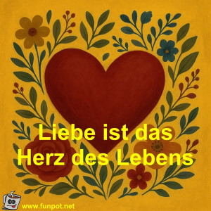 Liebe-ist-das-Herz-des-Lebens.png von Fossy