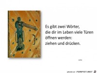 Es gibt zwei Woerter