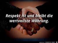 Respekt ist und bleibt