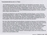 Es war ein Fehler ein Streichholz anzuzünden