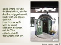 deine offene Tuer