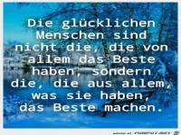 Die gluecklichen Menschen