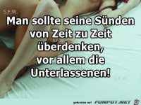Man sollte seine Suenden
