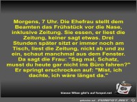 Morgens, 7 Uhr
