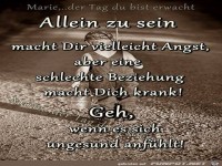 Allein sein