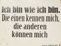 Ich bin wie ich bind