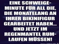 Kleine Schweigeminute