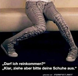 fun-Bild: Bitte Schuhe ausziehen