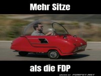 Kleines Auto, gro�er Humor