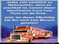 Coca Cola Truck und das Wetterph�nomen