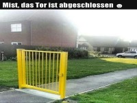 Un�berwindbares Hindernis des Alltags