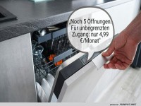 Geschirrsp�ler mit Abo-Modell!
