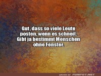 Wenn keiner das Schneewetter teilt!