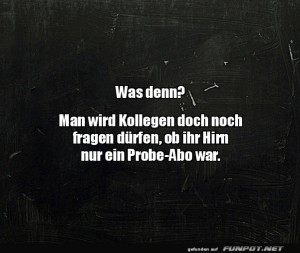 fun-Bild: Man wird ja wohl fragen d&uuml;rfen