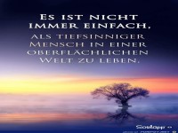 es ist nicht immer einfach