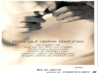 haeoere auf deine gefaeuehle