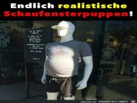 Realistische Schaufensterpuppe