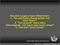 Die drei L�gen eines Gitarristen