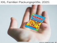 Die Packungen werden immer größer