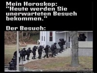 Unerwarteter Besuch laut Horoskop