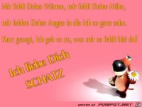 mir fehlt deine Waerme......