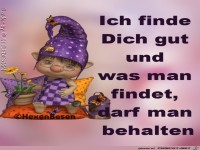 Finde dich gut