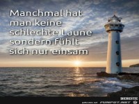 manchmal hat man........