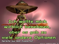 Wollte mich wirklich benehmen